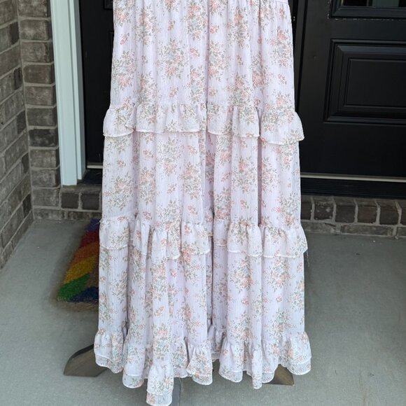 Women's Light Purple Floral Altar'd State Midi Dress - Picture 2 of 9